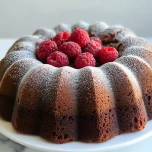 Chocolate Bundt Cake for Valentine's Day
