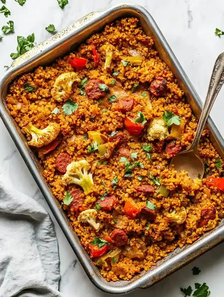 Chorizo Cauliflower Rice