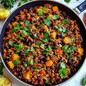 Chorizo Sweet Potato Black Bean Skillet