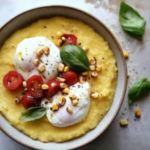 Creamy Polenta with Roasted Tomatoes