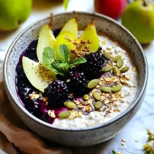 Ginger Spiced Apple Bircher Muesli