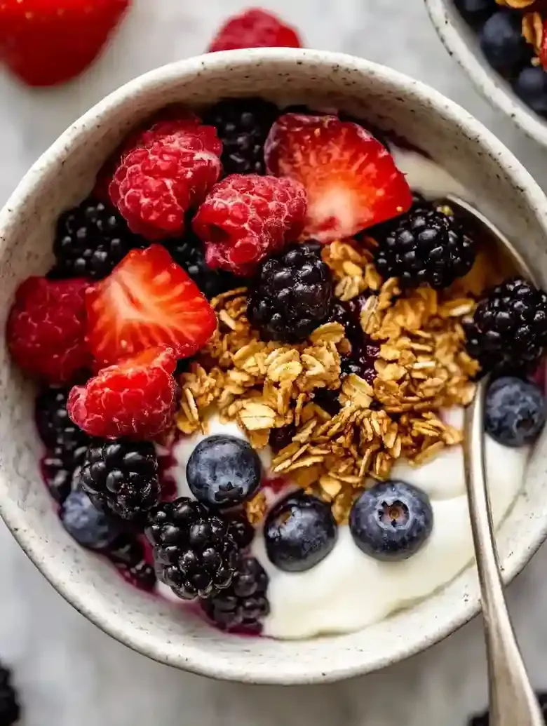 Greek Yogurt Bowls with Berries