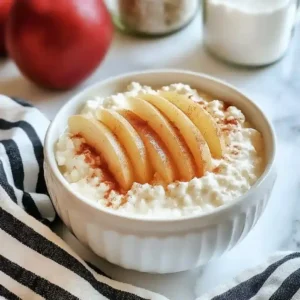 Peach and Cottage Cheese Bowl