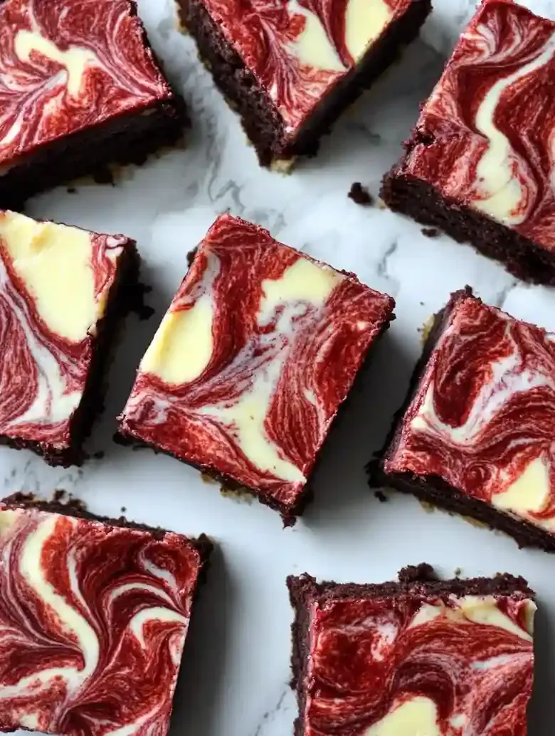 Red Velvet Cheesecake Brownies