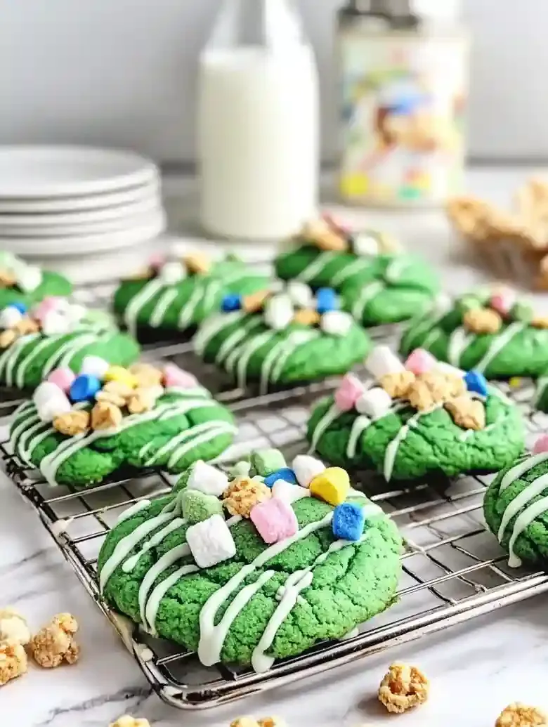 St. Patrick's Day Lucky Charm Cookies