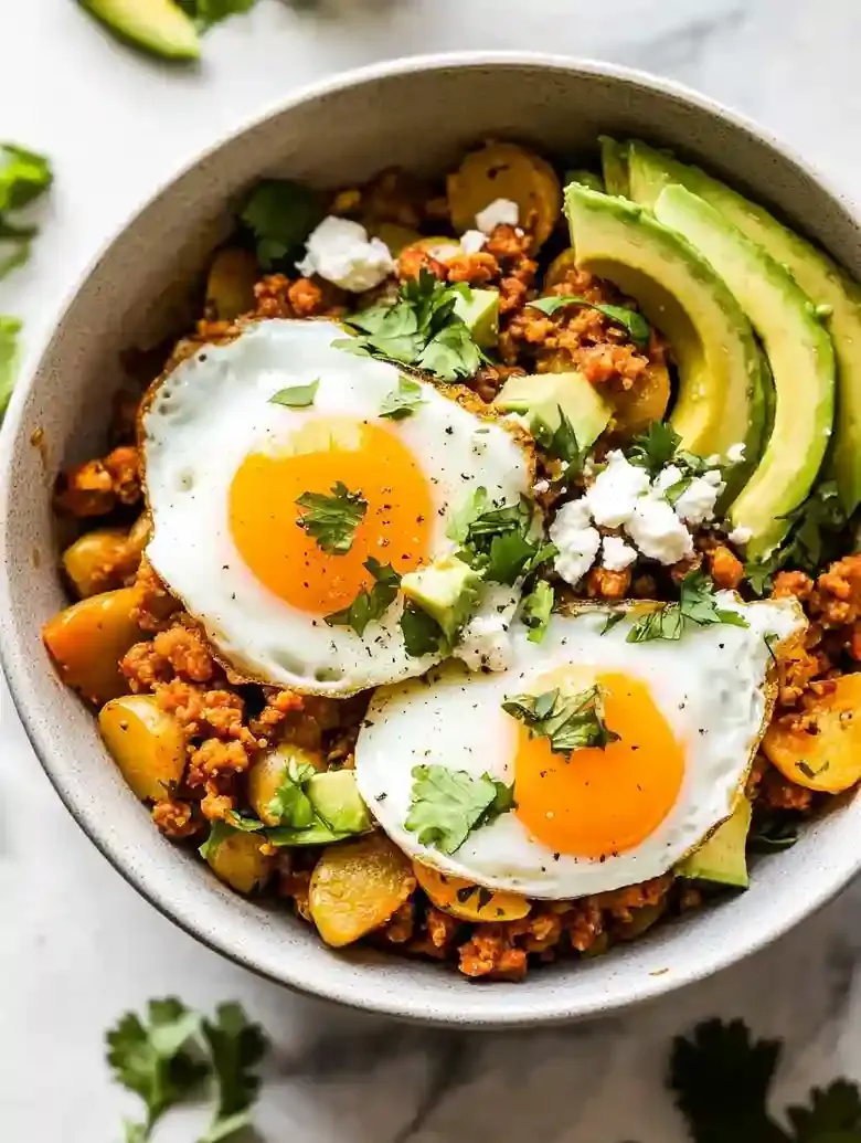 Turkey Chorizo Breakfast Bowls