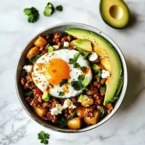 Turkey Chorizo Breakfast Bowls