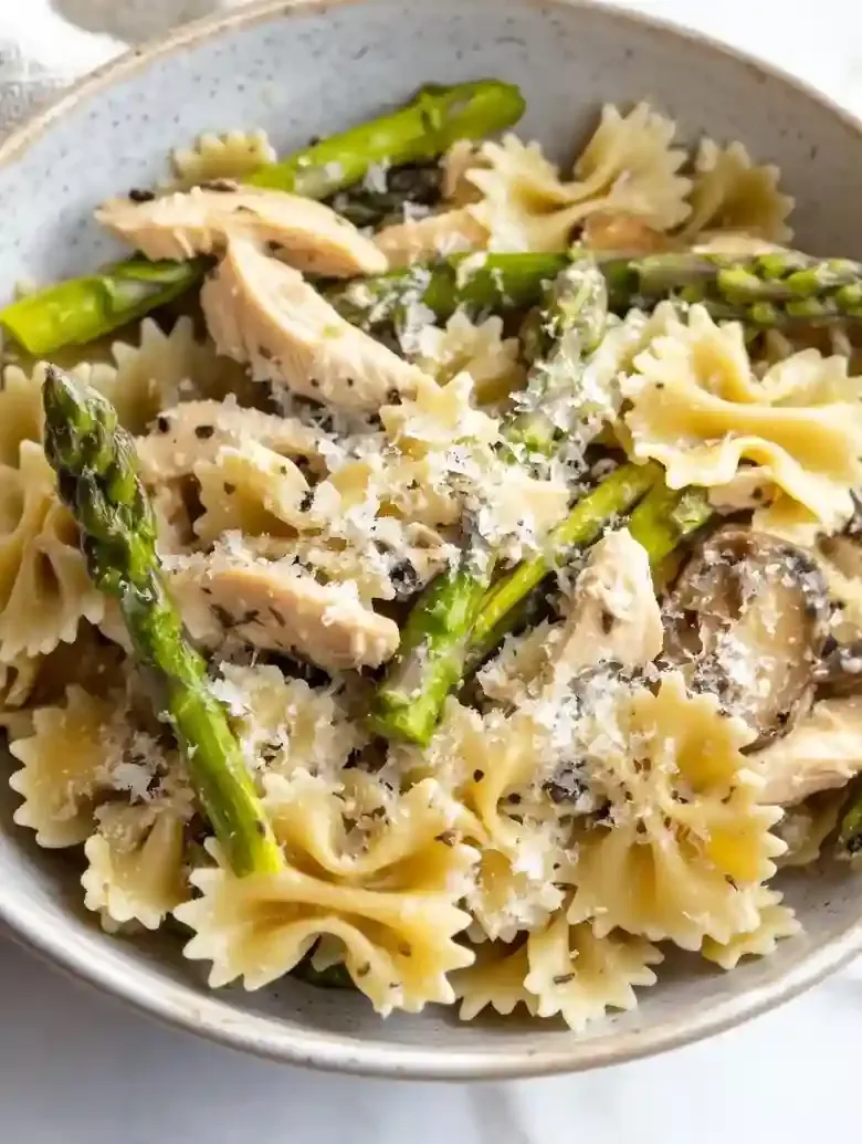 Asparagus Mushroom Pasta