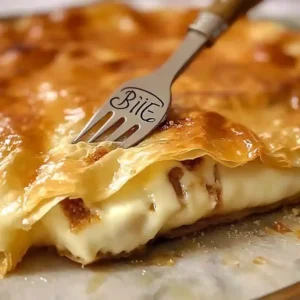 Baked Brie with Phyllo Dough and Apples