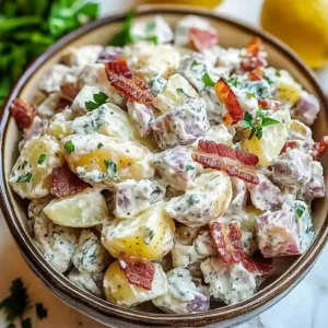 Blue Cheese Bacon Potato Salad