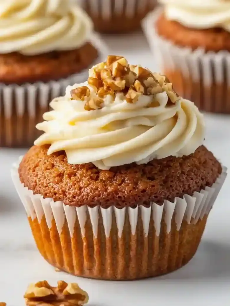 Carrot Cake Cupcakes Cream Cheese Frosting