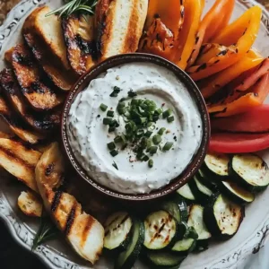 Charred Scallion Dip with Feta Recipe