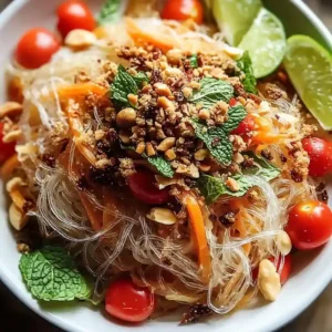 Chili Crisp Glass Noodle Salad