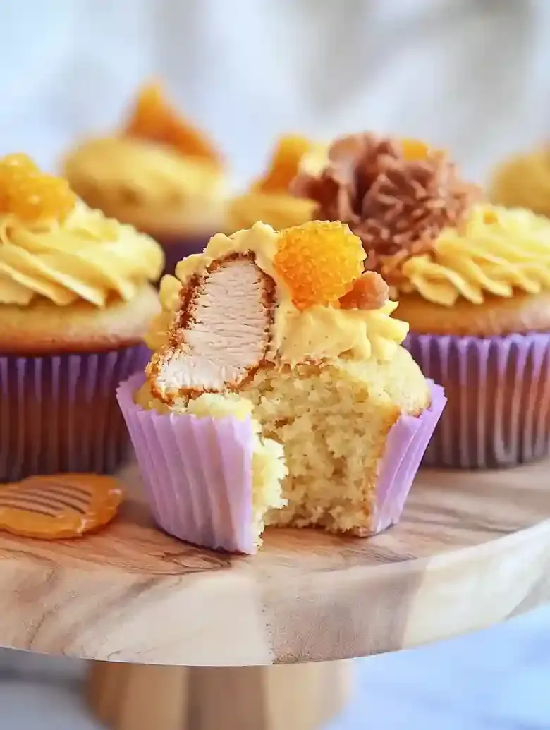 Chocolate Cupcakes with Honey