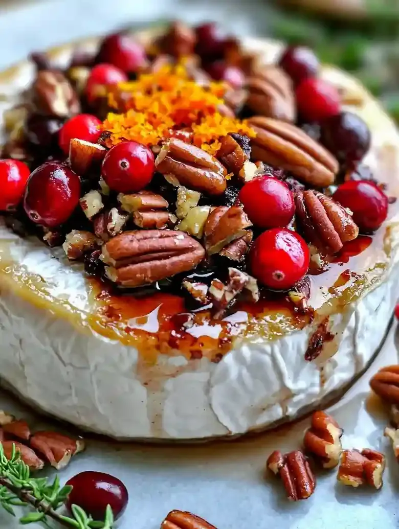 Cranberry Pecan Baked Brie