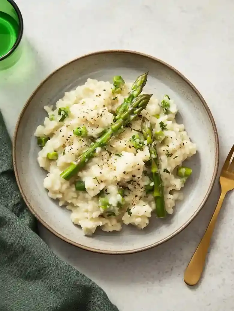 Creamy Asparagus Risotto