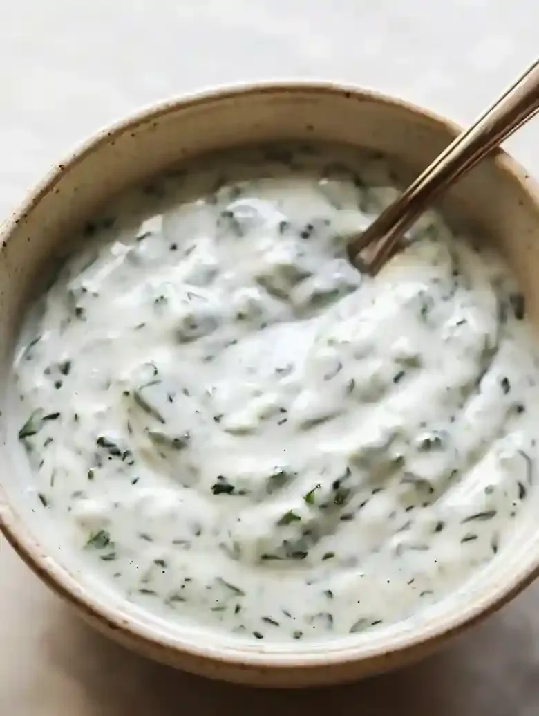 Creamy Herb Yogurt Sauce for Spring Appetizers