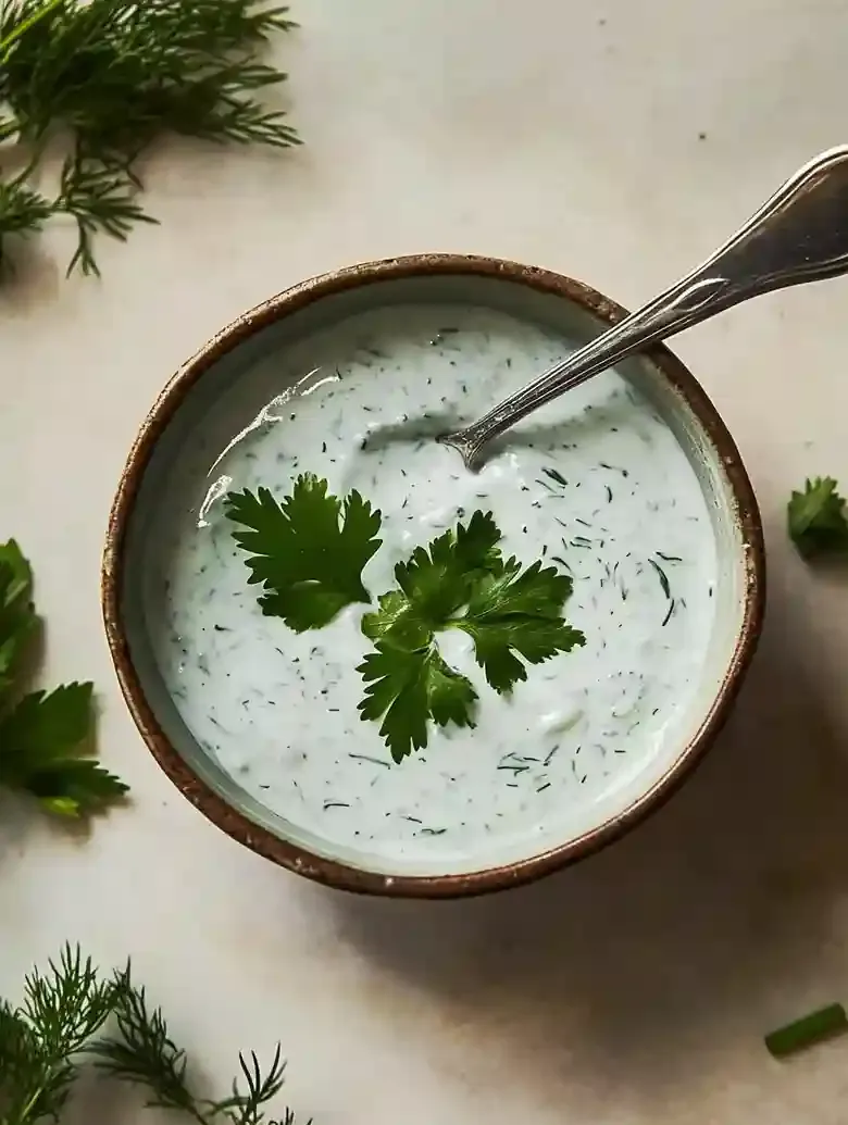 Creamy Herb Yogurt Sauce for Spring Appetizers