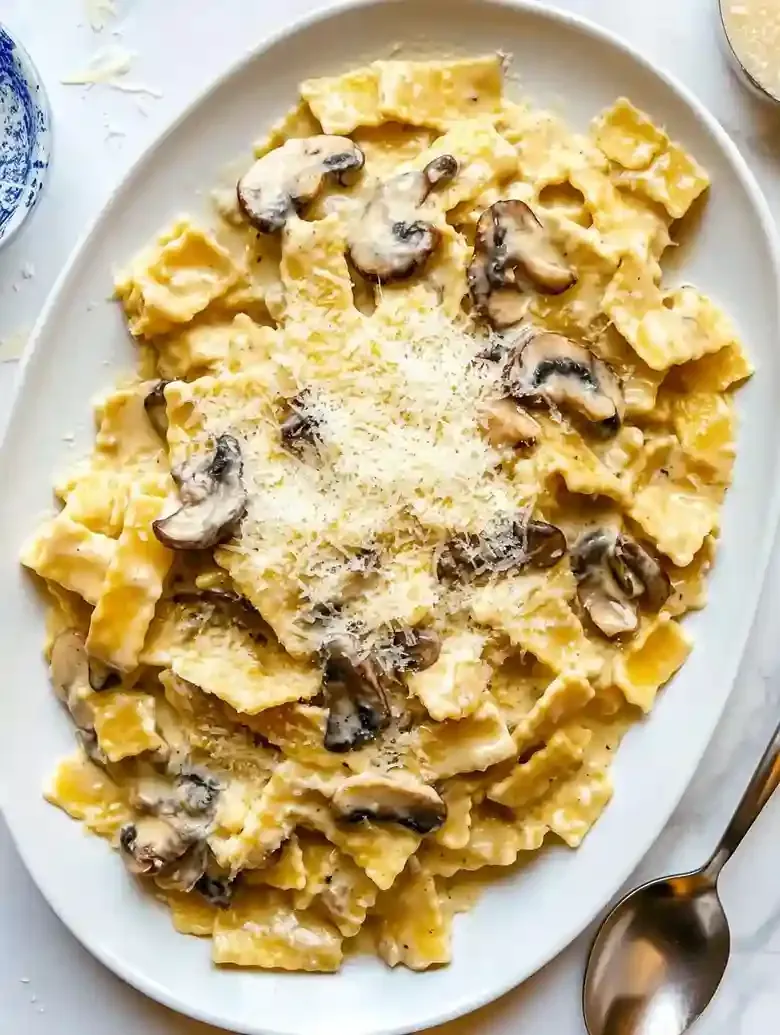 Creamy Miso Mushroom Pasta Recipe