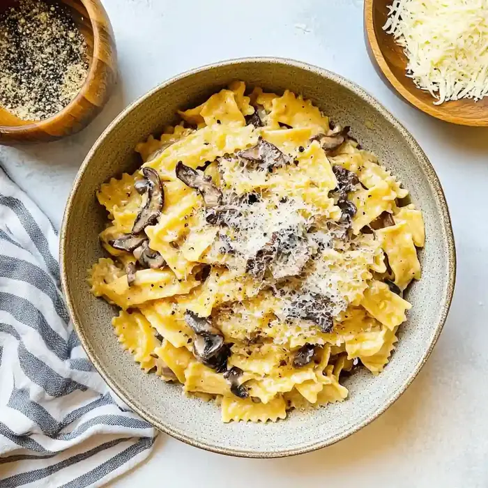 Creamy Miso Mushroom Pasta Recipe