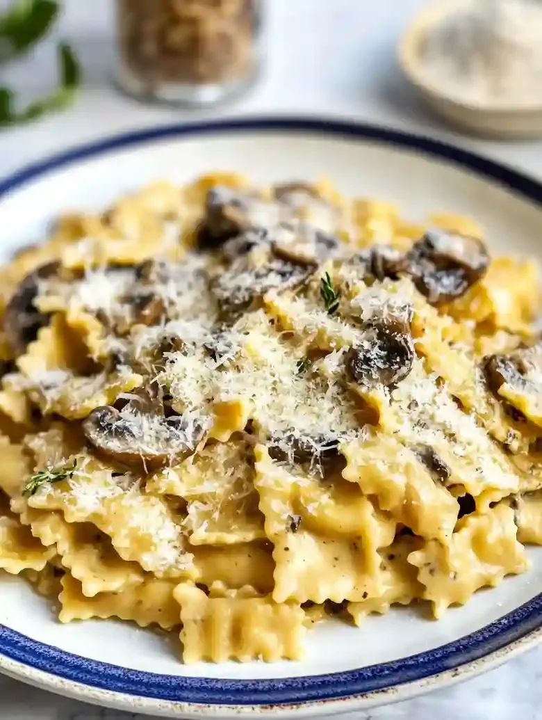 Creamy Miso Mushroom Pasta Recipe