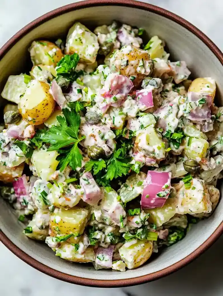 Creamy Potato Salad with Capers