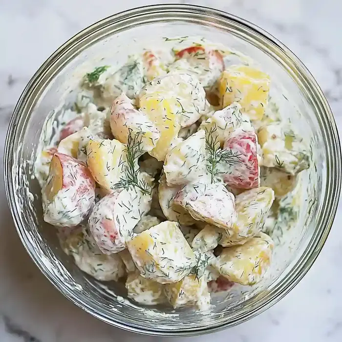 Creamy Potato Salad with Herbs