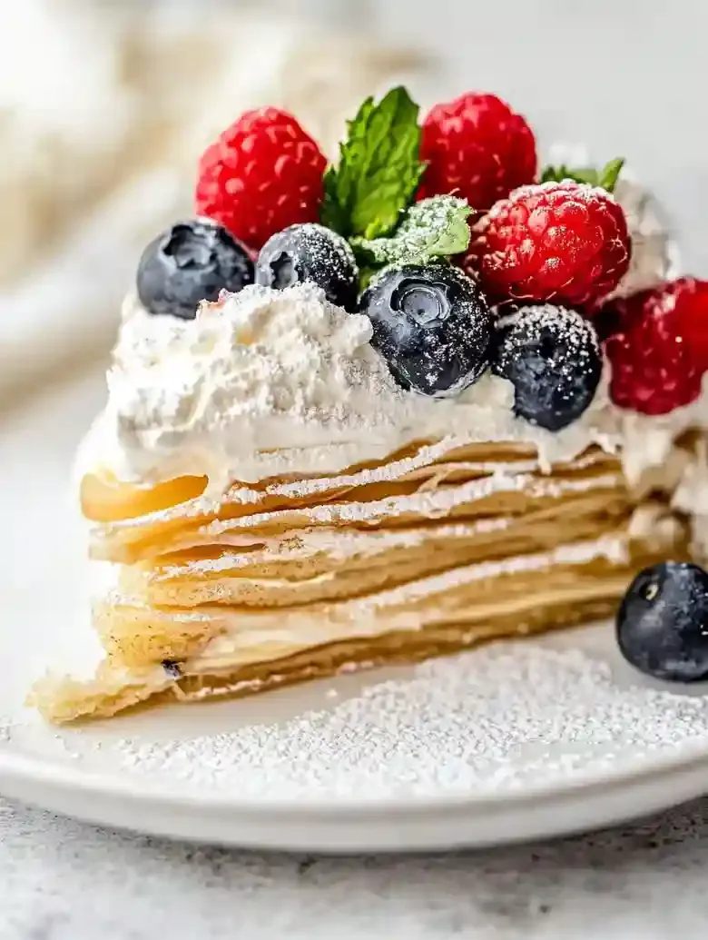Crepe Cake With Mascarpone Filling