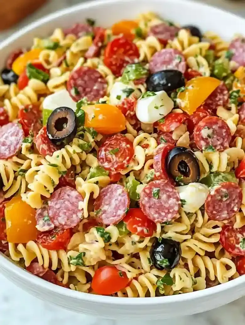 Delicious Salami Pasta Salad Recipe