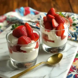 Delicious Strawberries Romanoff Dessert Recipe