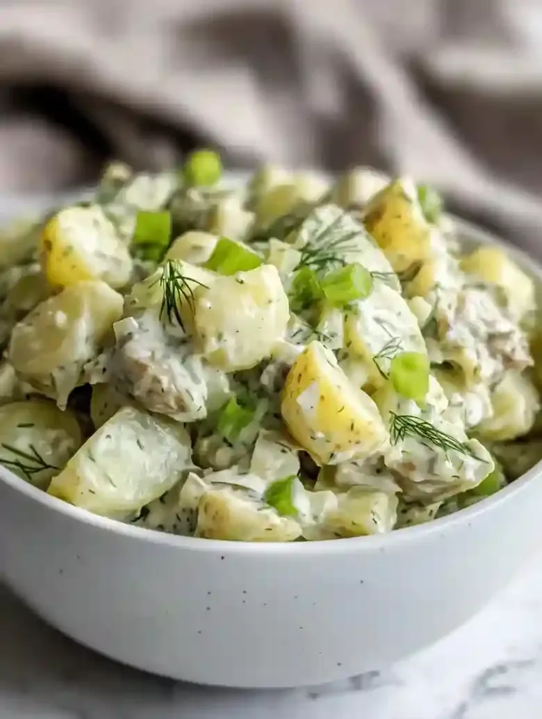 Easy Potato Salad with Spring Onion Recipes