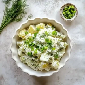 Easy Potato Salad with Spring Onion Recipes