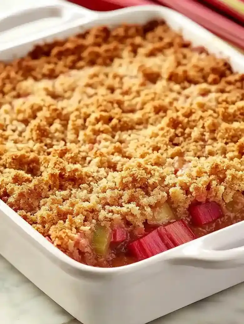 Easy Rhubarb Dump Cake Strawberry Desserts
