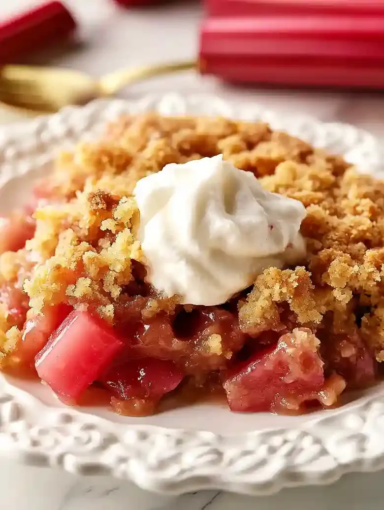 Easy Rhubarb Dump Cake Strawberry Desserts
