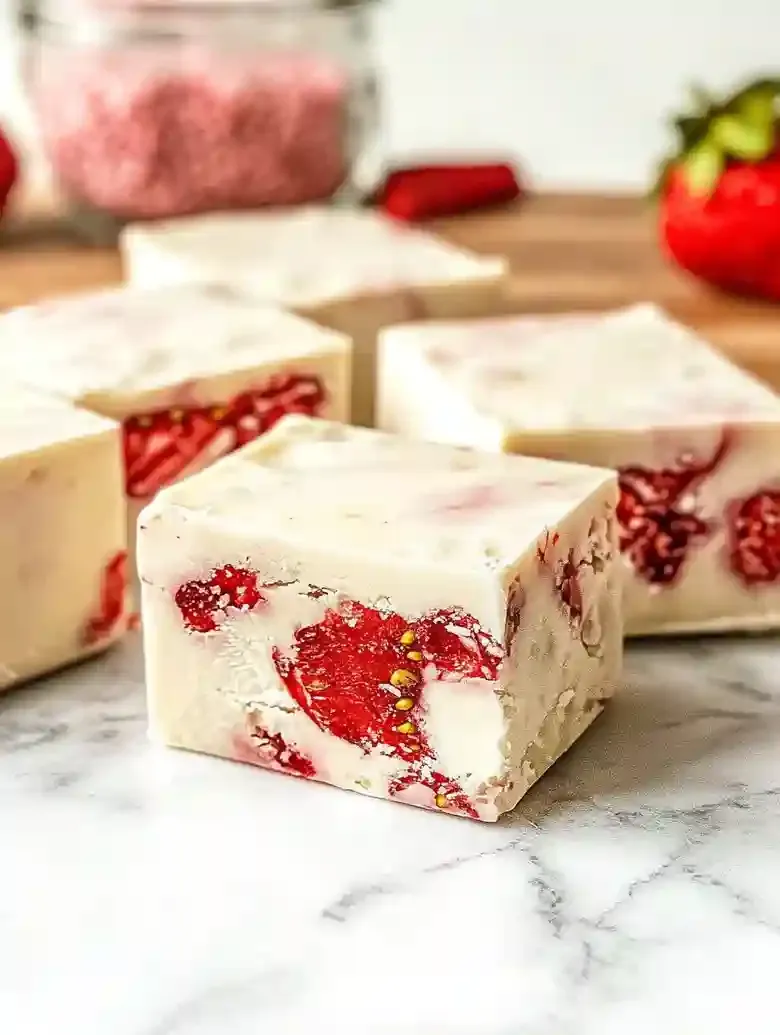 Easy Strawberry Fudge for Strawberry Desserts