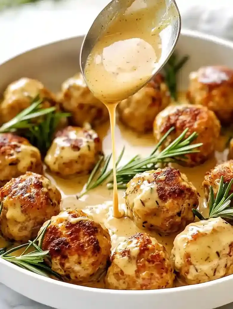 Easy Turkey Meatballs with Aromatic Herbs