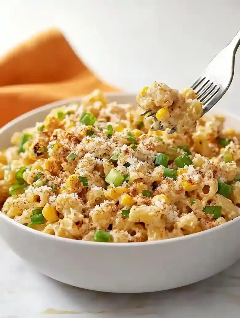 Elote Pasta Salad with Queso Fresco