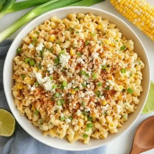 Elote Pasta Salad with Queso Fresco