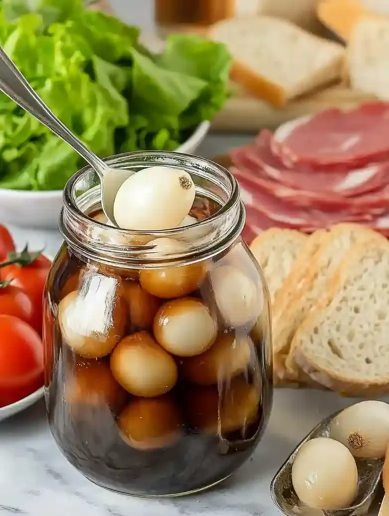 English Pickled Onions for Onion Recipes
