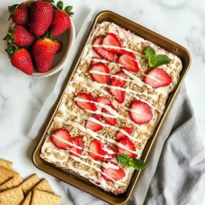 Frozen Strawberry Shortcake Yogurt Bark Recipe