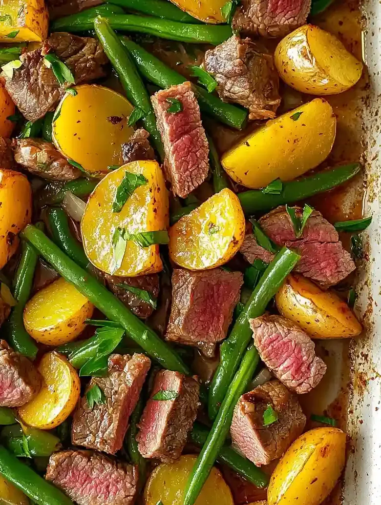 Garlic Butter Steak Bites with Vegetables