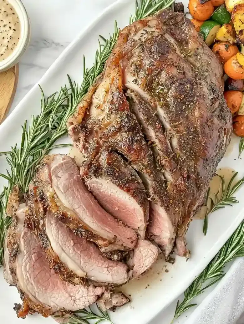 Garlic Herb Lamb Roast for Dinner