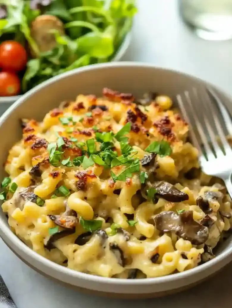 Garlic Mushroom Mac and Cheese Recipe