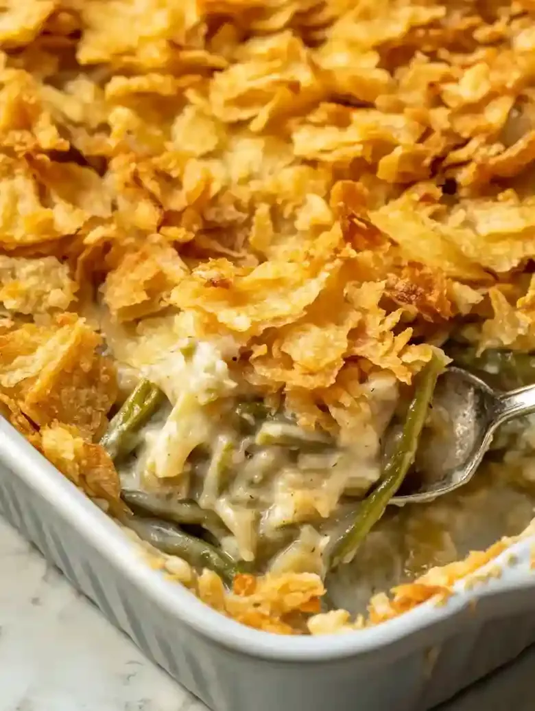Green Bean Casserole with Mushroom Sauce