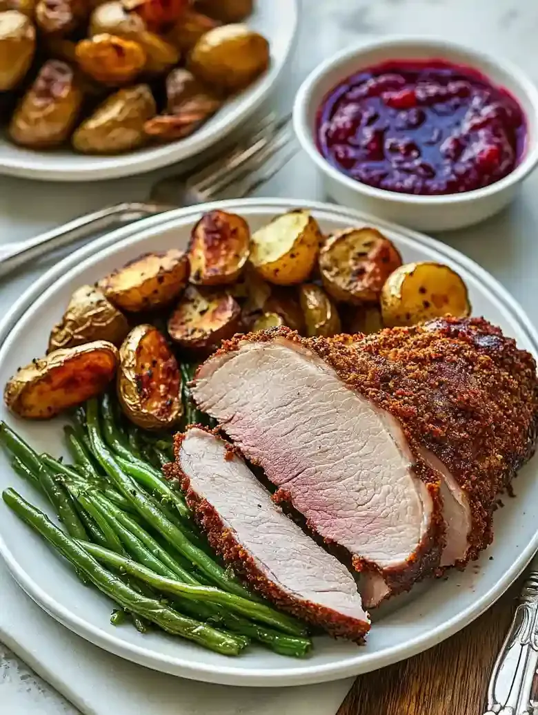 Herb Crusted Pork Loin Roast