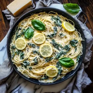 Lemon Ricotta Spinach Pasta