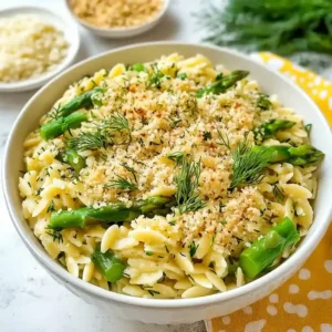 Lemony Orzo With Asparagus Spring Appetizers