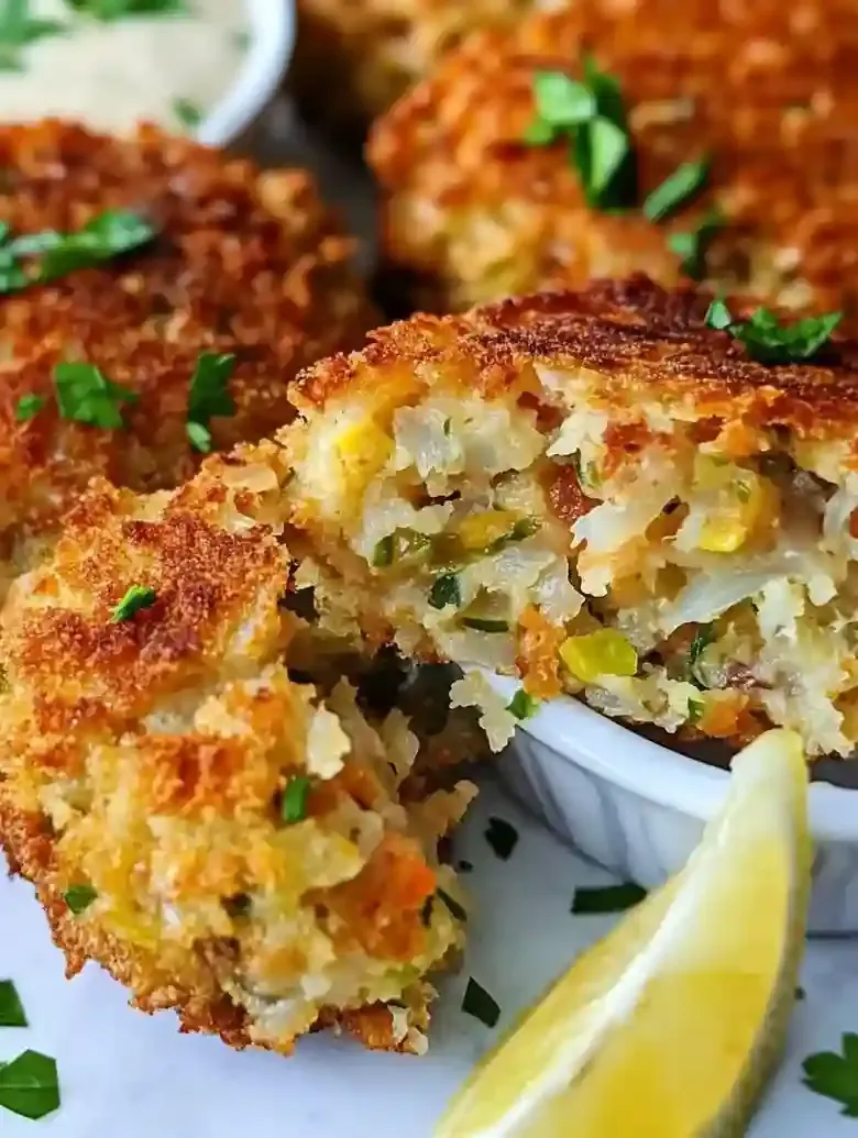 Lion's Mane Crab Cakes for Meatless Monday