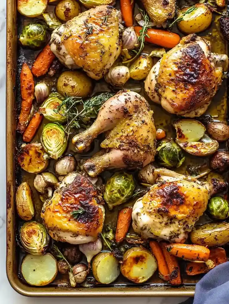 Maple Roasted Chicken and Root Vegetables