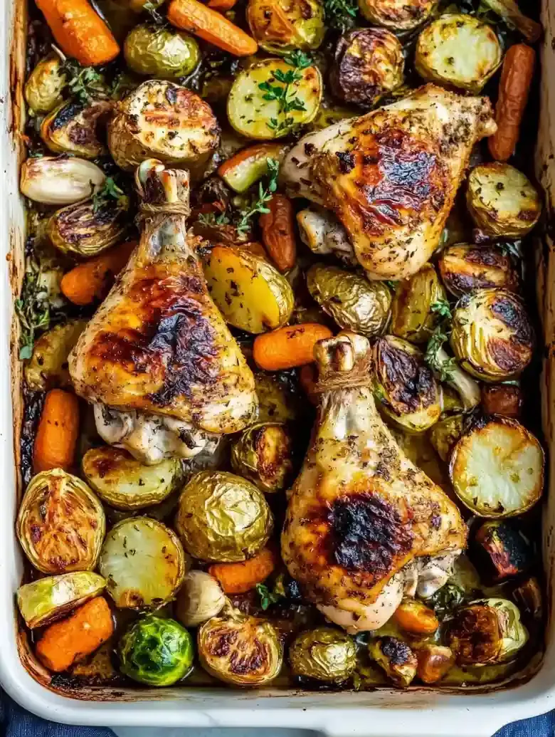 Maple Roasted Chicken and Root Vegetables